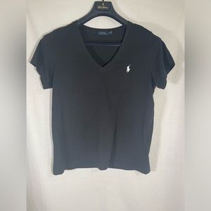 Polo Ralph Lauren • Black Short Sleeve Tee with White Pony